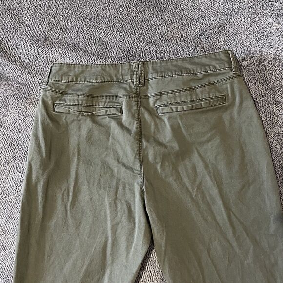 a.n.a A New Approach Jeans Women's 12 Skinny Ankle Green Stretch Denim Pants - Picture 6 of 7